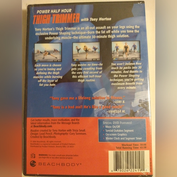 BEACHBODY TURBO JAM, THIGH TIMMER, YOGA FLEX GUIDEBOOK & DVD SET *(NWT) - Picture 9 of 9